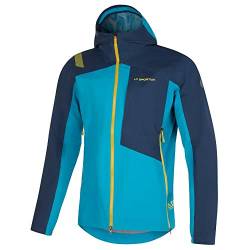 LA SPORTIVA M Crizzle Evo Shell Jacket Blau - Atmungsaktive Wasserabweisende Herren Hybrid-Sehlljacke, Größe XL - Farbe von LA SPORTIVA