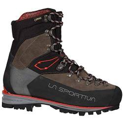 LA SPORTIVA M Nepal Trek Evo GTX Grau-Rot - Gore-Tex Robuster wasserdichter Herren Leder Bergstiefel, Größe EU 41 - FA von LA SPORTIVA