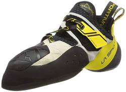 LA SPORTIVA M Solution Gelb - Revolutionärer weicher P3 Herren Kletterschuh, Größe EU 46 - Farbe White - Yellow von LA SPORTIVA