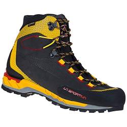 LA SPORTIVA M Trango Tech Leather GTX Gelb-Schwarz - Gore-Tex Leichter robuster Herren Wanderschuh, Größe EU 41 - Farb von LA SPORTIVA