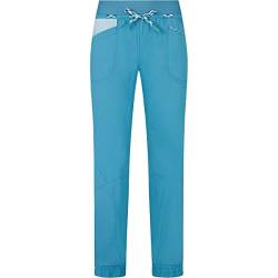 LA SPORTIVA W Mantra Pant Blau - Weiche elastische Damen Hose, Größe M - Farbe Topaz - Celestial Blue von LA SPORTIVA
