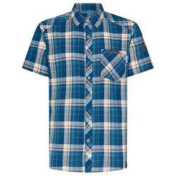 La Sportiva Herren Länge Ii Shirt M Hemd, Blau (Space Blue/Maple), L von LA SPORTIVA