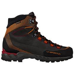 La Sportiva S.p.A. Trango Tech Leather GTX Men Größe 42,5 carbon/hawaiian sun von LA SPORTIVA