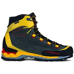 La Sportiva S.p.A. Trango Tech Leather GTX Men Größe 46,5 Black/Yellow von LA SPORTIVA