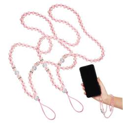 LABRIMP 2St langes Seil Smartphone Seil zum Aufhängen des Telefons Mobiltelefone umhängeband für handyhülle Telefonhalsseil Perlen Lanyards hängender Hals handy riemen von LABRIMP