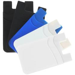 LABRIMP 5St Handy-Silikon-Kartenhüllen-Rückseitenaufkleber Smartphone-Rückentasche Selbstklebende Beutelhülle handys praktisch Bankkarte rückseitiger Aufkleber Handyhülle von LABRIMP