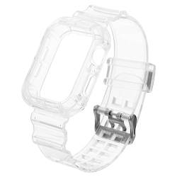 LABRIMP Gurt Uhren Band Apfelbänder Smartwatch-bänder Klarer Riemen Aplee De Smartwatch Tpu Zubehör Ein Körper von LABRIMP
