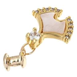 LABRIMP Nageldekoration dekorative Nägel Uhr mit dekorativen Ringen Silikonperlen Halsketten betrachten Armband dekorativer Charme Armbandverzierung Kristall Anschauen Ring paar Anhänger von LABRIMP