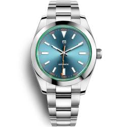 Pagani Design PD1733 Herren Automatik Uhren 40MM Herren Mechanische Armbanduhren Grün Saphirglas AR beschichtet Uhren NH35A Wasserdicht Uhren (Blau) von LACZ DENTON