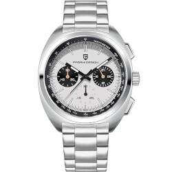 Pagani Design PD1782 Uhren für Männer Chronograph Uhren für Männer Analoguhr,Herren Saphirspiegel 10Bar wasserdichte Armbanduhr,VK63 Uhrwerk von LACZ DENTON
