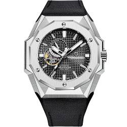 Pagani Design YS010 Herren Automatikuhren 42MM Japan NH39 Mechanisches Uhrwerk Saphirglas 100M Wasserdicht Armbanduhr von LACZ DENTON