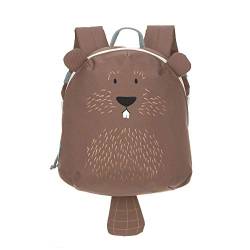 LÄSSIG Kleiner Kinderrucksack für Kita Kindertasche Krippenrucksack mit Brustgurt, 20 x 9.5 x 24 cm, 3,5 L/Tiny Backpack Bieber von LÄSSIG