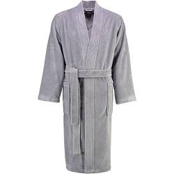 LAGO Bademantel Herren Kimono 800 Graphit - 73 L von LAGO