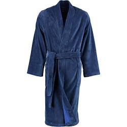 LAGO Bademantel Herren Kimono 800 Nachtblau - 11 L von LAGO