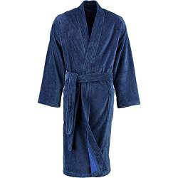 LAGO Bademantel Herren Kimono 800 Nachtblau - 11 XL von LAGO