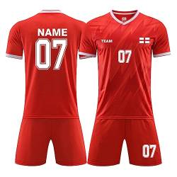 LAIFU Personalisiertes Fußballtrikot Fussball Trikot Mit Nummer und Namen von LAIFU