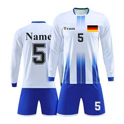 Personalisiertes Fußballtrikot für Kinder Erwachsene Personalisierte Fußballshirt und Short mit Namensnummer Logo von LAIFU