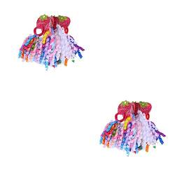 LALAFINA 40-Teiliges Set Praktische Haarbänder Für Mädchen Haargummis Krawatten Schals Pferdeschwanz Elastische Bänder Gemischte Gummi-Haarbänder Mit Schleife Baumwolle Frauen Pro von LALAFINA