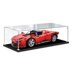 Acryl Vitrine Für 42143 Supercar Racing,Durchsichtige Schaukasten Staubdichte Acryl Display Box Kompatibel Mit Lego 42143 Supercar Modelle (Nur Vitrine) A,2MM von LAMAME