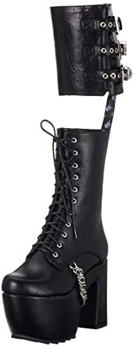 LAMODA Damen Basket Case Knee High Boot, Black Pu, 41 EU von LAMODA