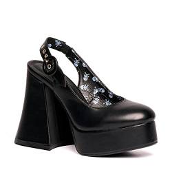 LAMODA Damen Conversing Court Shoe, Black Pu, 37 EU von LAMODA