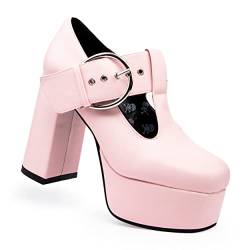 LAMODA Damen Dream Lover Court Shoe, Pink Pu, 36 EU von LAMODA