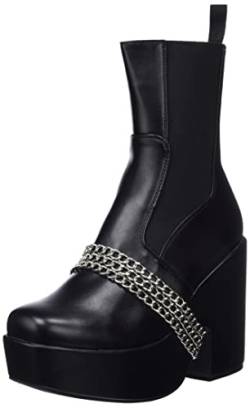 LAMODA Damen Goosebumps Ankle Boot, Black Pu, 39 EU von LAMODA