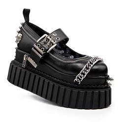 LAMODA Damen Hazardous Platform, Black Skull, 36 EU von LAMODA