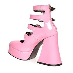 LAMODA Damen Interstellar Court Shoe, Pink Patent, 39 EU von LAMODA