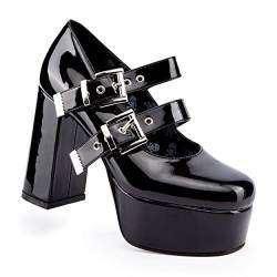 LAMODA Damen My Collection Court Shoe, Black Patent, 40 EU von LAMODA