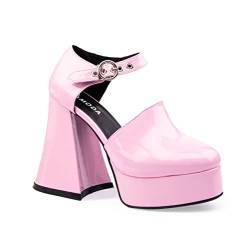 LAMODA Damen One in A Million Court Shoe, Pink Patent, 37 EU von LAMODA