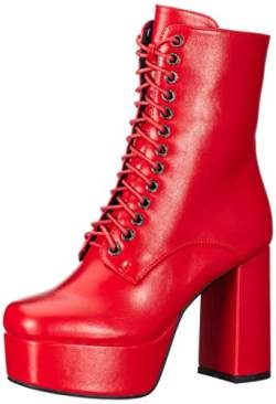 LAMODA Damen Own It Ankle Boot, Red Pu, 38 EU von LAMODA