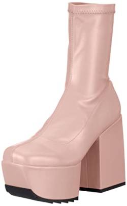 LAMODA Damen Pretty Please Mid Calf Boot, Pink Pu, 41 EU von LAMODA