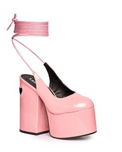 LAMODA Damen Tainted Love Super Court Shoe, Pink Patent, 36 EU von LAMODA