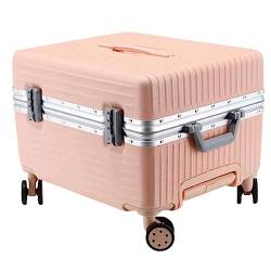 LANAZU Handgepäckkoffer, 3-Fach Verstellbarer Trolley-Koffer, 3-in-1-Koffer mit Zahlenschloss, geeignet für Reisen (Pink 35 * 32 * 43CM) von LANAZU