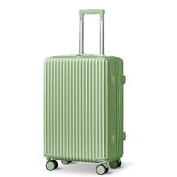 LANAZU Handgepäckkoffer, PC-Hartschalen-Gepäckkoffer, getrennter Nass- und Trockenkoffer, geeignet für Flugreisen, Roadtrips (Green 24) von LANAZU