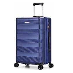 LANAZU Intelligenter Wiegekoffer, Handgepäckkoffer mit großem Fassungsvermögen, Koffer mit Zahlenschloss, geeignet für Reisen und Reisen (Blue 69 * 46 * 30cm) von LANAZU