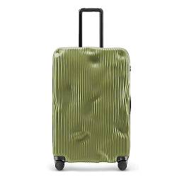 LANAZU Koffer mit Aluminiumrahmen, Koffer mit großem Fassungsvermögen und Rollen, mit Sicherheitskombinationsschloss, geeignet für Reisen und Urlaub (A 20 inches) von LANAZU