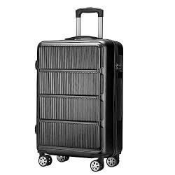 LANAZU Rollkoffer, universelle Handgepäckkoffer, tragbare Trolley-Koffer für Flugreisen, Roadtrips (D) von LANAZU