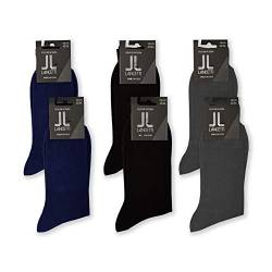 LANCETTI - 6 Paar kurze Socken aus schottischer Baumwolle für Herren - (39-41) - Mehrfarbig von LANCETTI