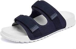 Diabetic Slippers Swollen Feet Walking Shoes,Adjustable Edema Shoes Extra Wide Orthopaedic Comfort Sandals Elderly for Unisex (Blue,42 EU) von LANGYA