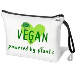 LANJU Vegane Make-up-Tasche, Weiß, vegan, modisch von LANJU