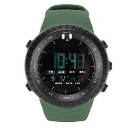 LANTRO JS Digitale elektronische Armbanduhr, multifunktional, wasserdicht, für Outdoor-Sport und den täglichen Gebrauch, HZ500 (grün) von LANTRO JS