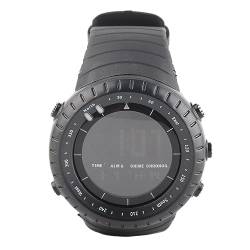 LANTRO JS Digitale elektronische Armbanduhr, multifunktional, wasserdicht, für Outdoor-Sport und den täglichen Gebrauch, HZ500 (schwarz) von LANTRO JS