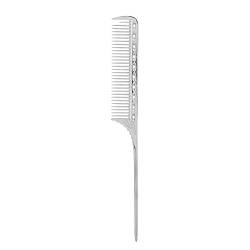 LANTRO JS Professioneller Rattenschwanz-Haarkamm zum Scheiteln, Friseurkamm aus Aluminium, Metall, Salon, Friseur, Styling, Teasing Kamm zum Haarpicken, Flechten, Scheiteln, 22,5 x 2,6 cm, von LANTRO JS