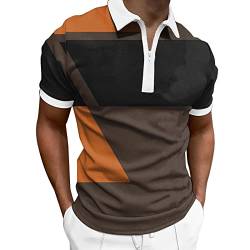 LAOFU Strick Polo Herren Poloshirt Männer Poloshirt Herren 3XL Poloshirt Grün Arbeits Poloshirt Poloshirt Herren Kurzarm Mit Brusttasche Poloshirts Für Herren Polo Muscle Fit Herrenpolo von LAOFU