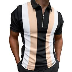 Pique Hemd Herren Bügelfreie Poloshirts Herren Frottee Poloshirt Mens Poloshirts Poloshirt Herren 4XL Poloshirt Grau Polo Club Poloshirt Herren Polo Langarm Poloshirt Herren Langarm Mit Brusttasche von LAOSU