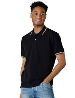 LAPASA Amerikanische Größen Herren Pique Baumwoll Poloshirt Fällt größer aus Business Casual T-Shirt 1 Pack M19 von LAPASA