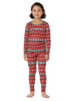 LAPASA Jungen Innenfleece Thermounterwäsche Set, Thermo Unterhemd + Hose Skiunterwäsche Funktionsunterwäsche Sets für Kinder 4-13 Jahre (Thermoflux B03), Weihnachten Sets, 13 Jahre von LAPASA