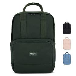 LARKSON Rucksack Damen & Herren Grün - No 6 - Daypack mit 16 Zoll Laptopfach - Rucksäcke für City Schule Business - Schulrucksack Mädchen Teenager - Wasserabweisend von LARKSON